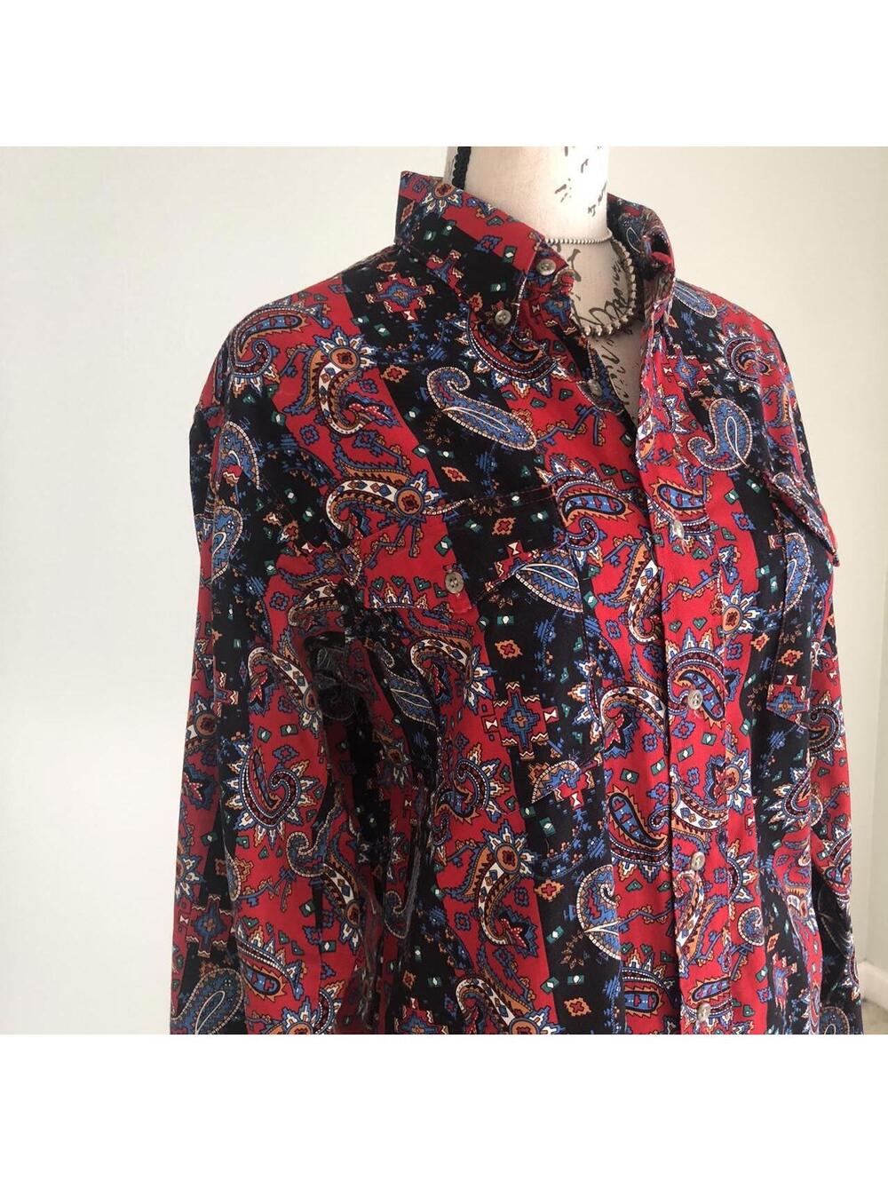 Wrangler Men's Red and Multi Shirt